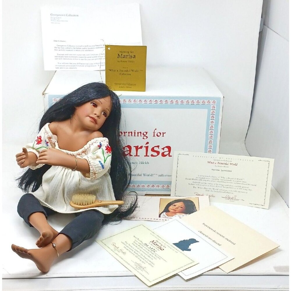 Morning For Marisa Doll By Renate Höckh Georgetown Collection COA Box Brush